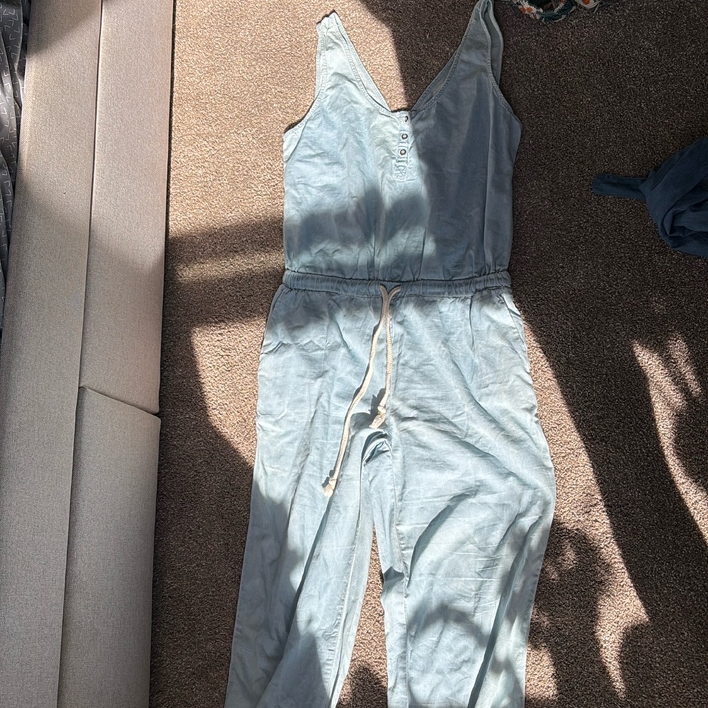 denim jumpsuit